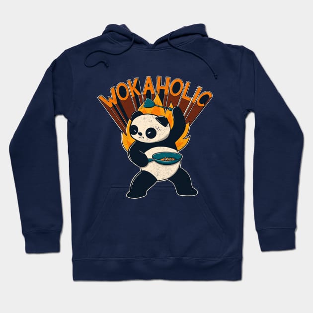 Workaholic Wokaholic Panda Hoodie by mai jimenez